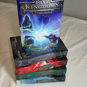 Five Kingdoms Brandon Mull book set 1-5 YA middle school 8-14 grades 3-8 fantasy